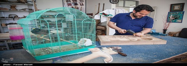 معرق کار چوب  مقدماتی و پیشرفته